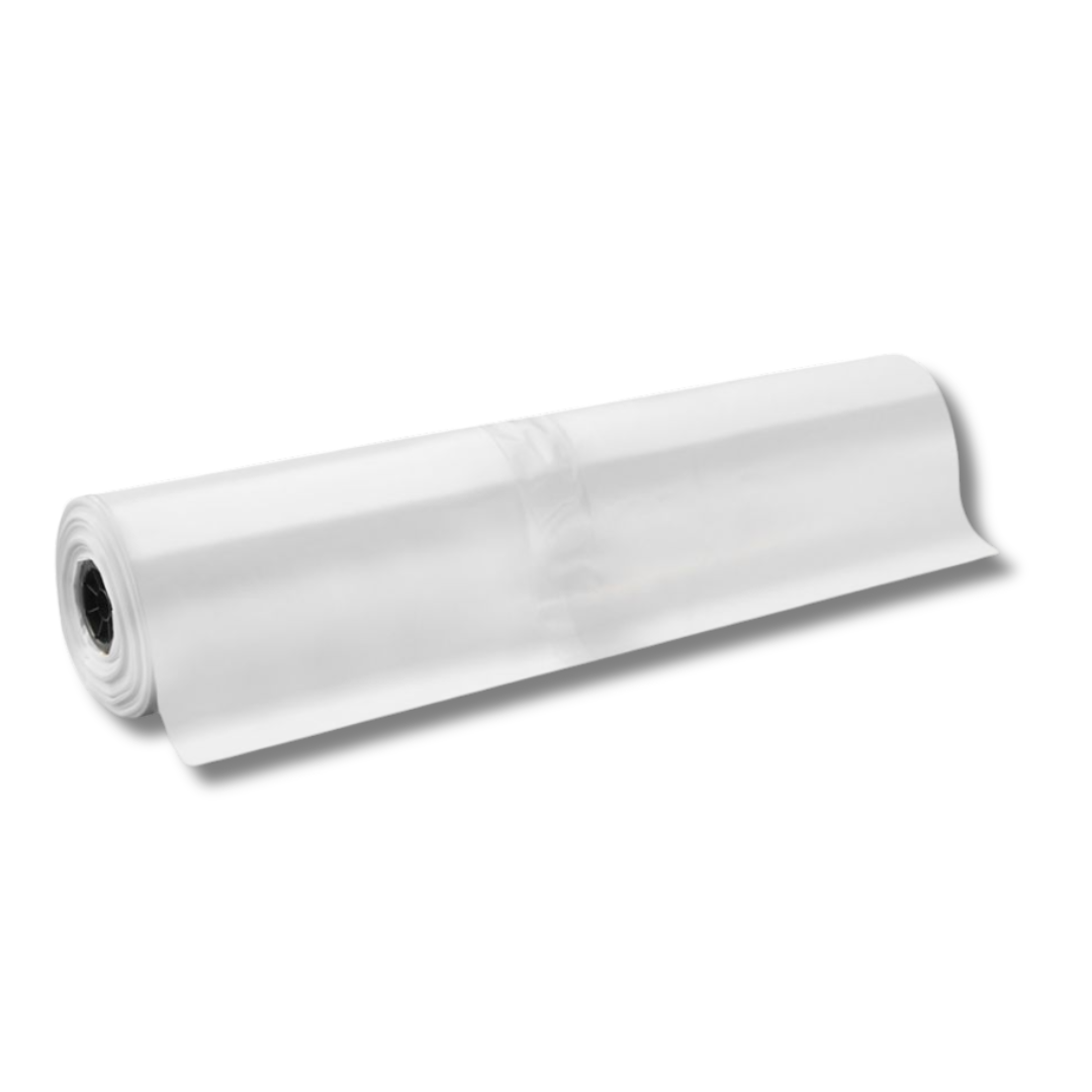 20' x 100' 10 Mil White Poly Sheeting – Heavy-Duty Vapor Barrier Roll (20/SKID)